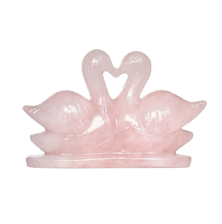 Rose Quartz Mandarin Duck (Relationship or Love)