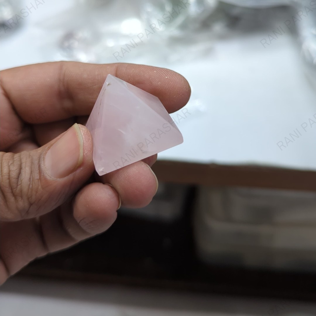 Rose Quartz Pyramid