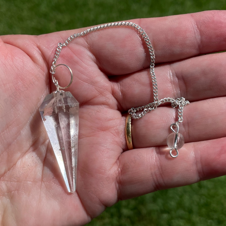 Clear Quartz Crystal Pendulum