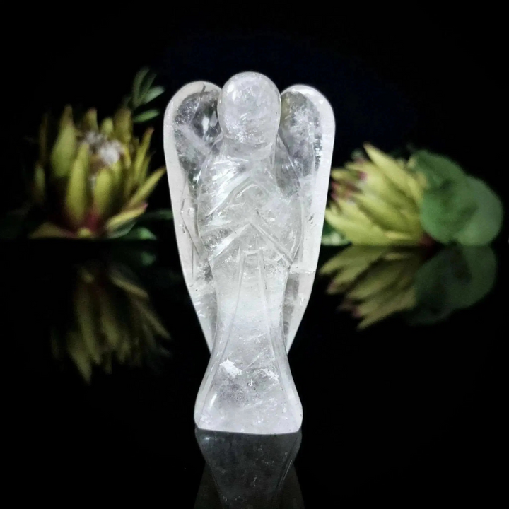 Clear Quartz Crystal Angel 2 Inch