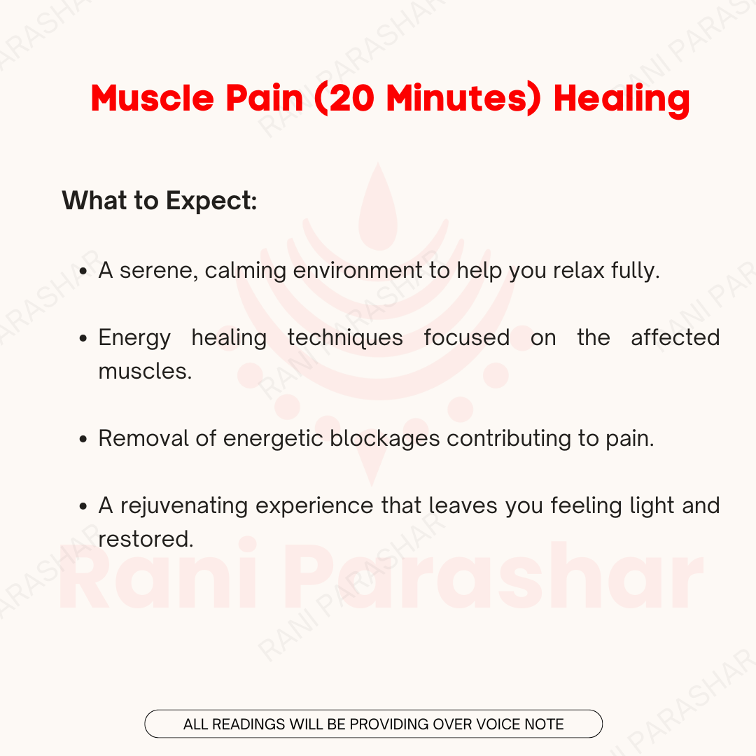 Muscle Pain (20 Minutes) Healing