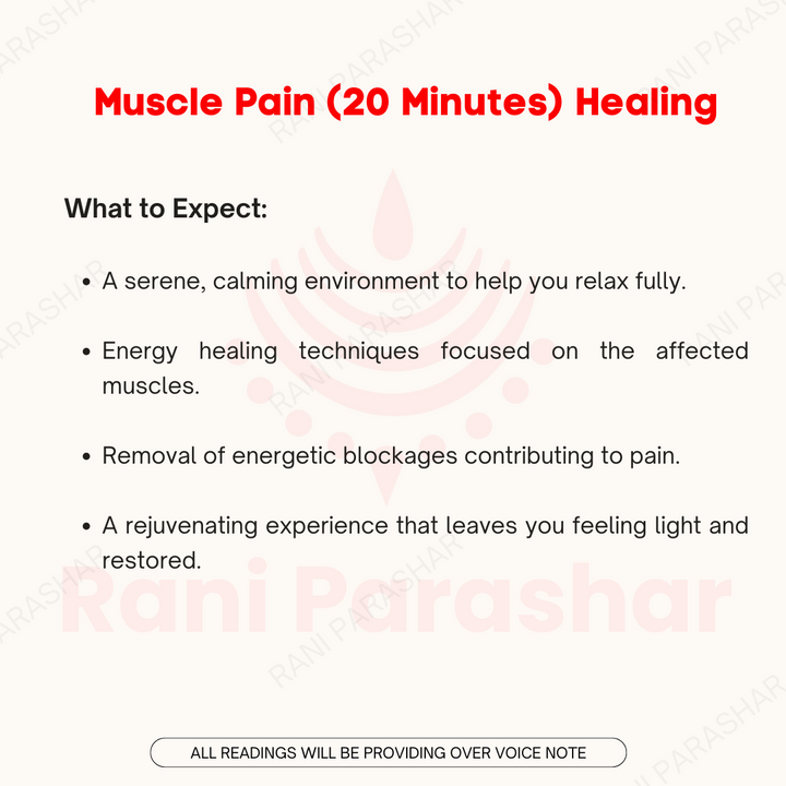 Muscle Pain (20 Minutes) Healing