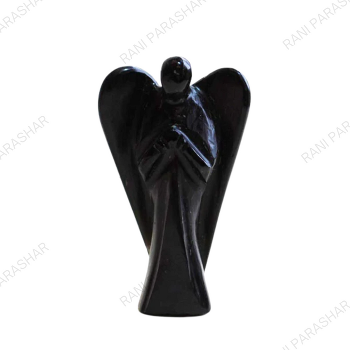 Black Suleimani Crystal Angel 2 Inch