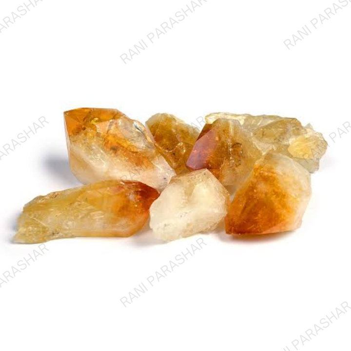 Citrine Raw Tumbled Stone 2Pcs