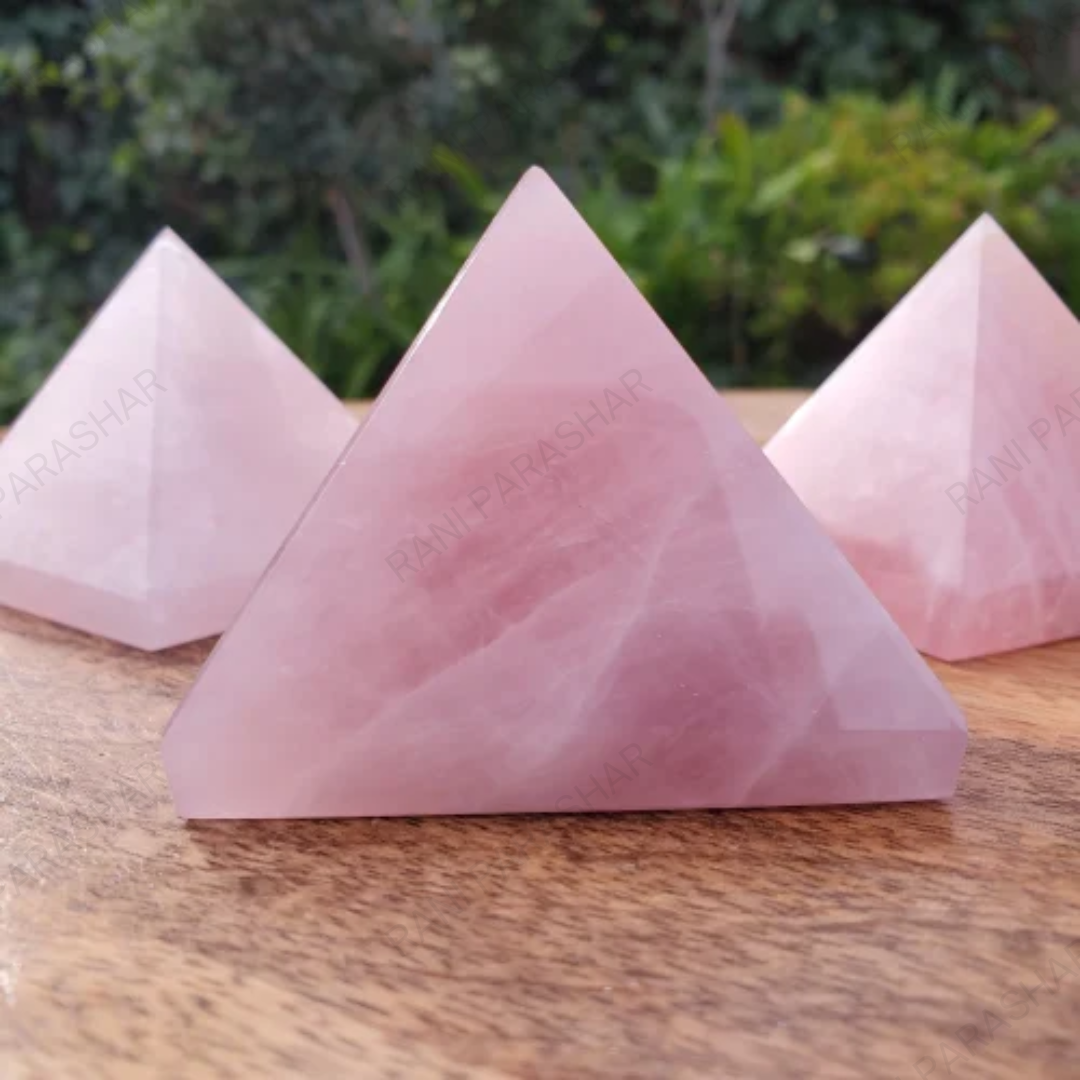 Rose Quartz Pyramid