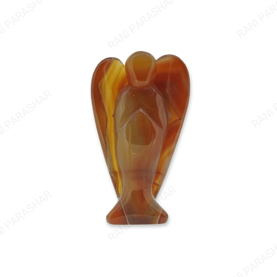 Carnelian Crystal Angel 2 Inch