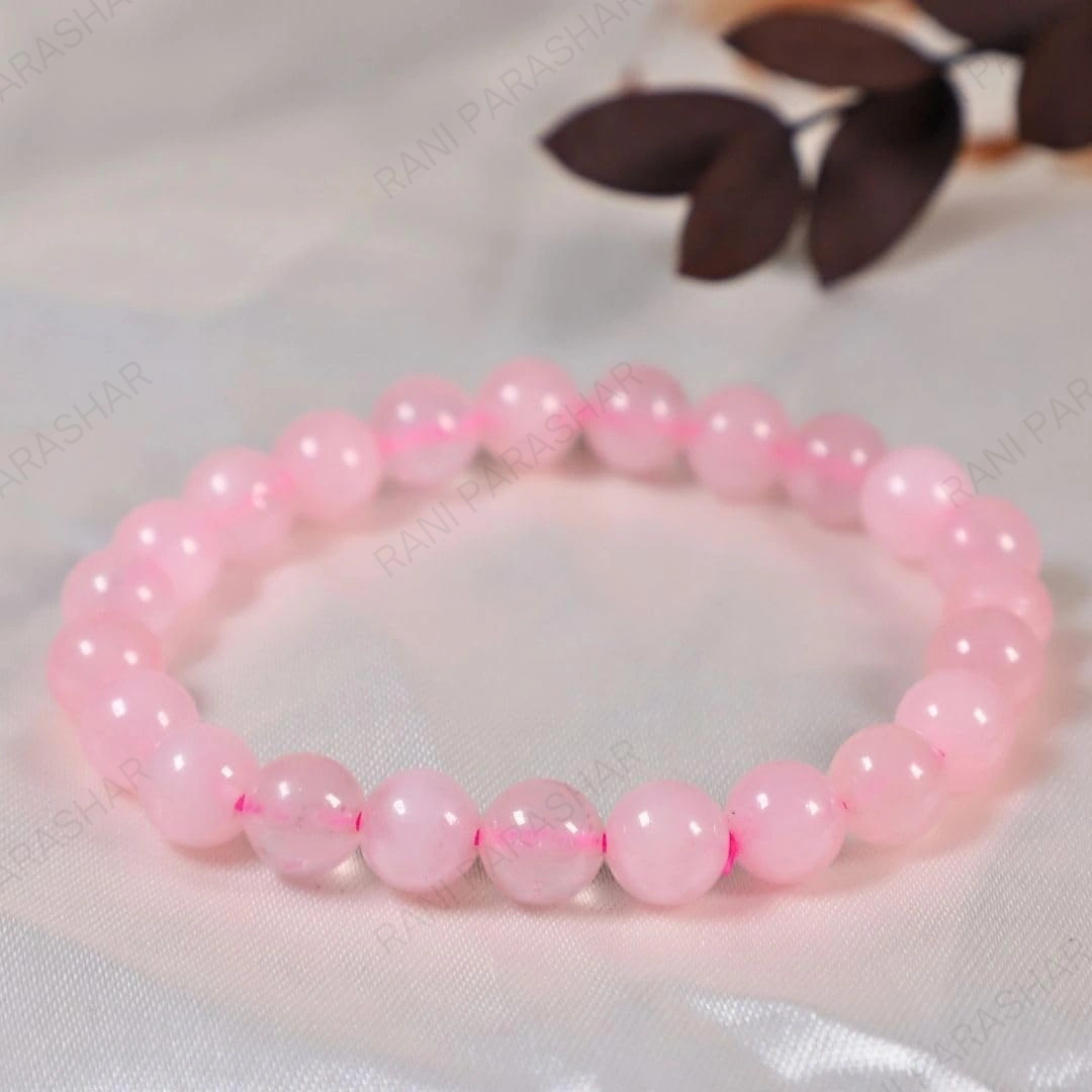 Rose Quartz Crystal Bracelet