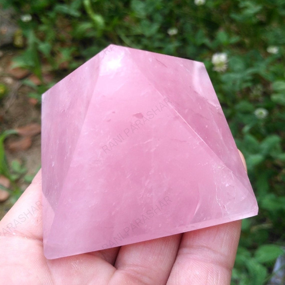 Rose Quartz Pyramid