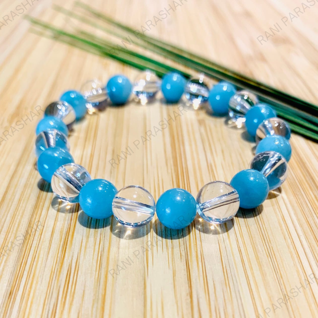 Turquoise & Clear Quartz