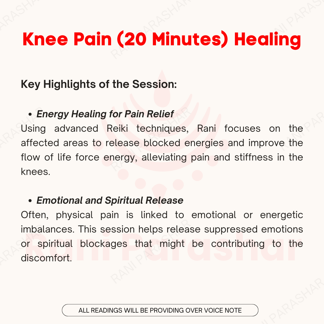 Knee Pain (20 Minutes) Healing
