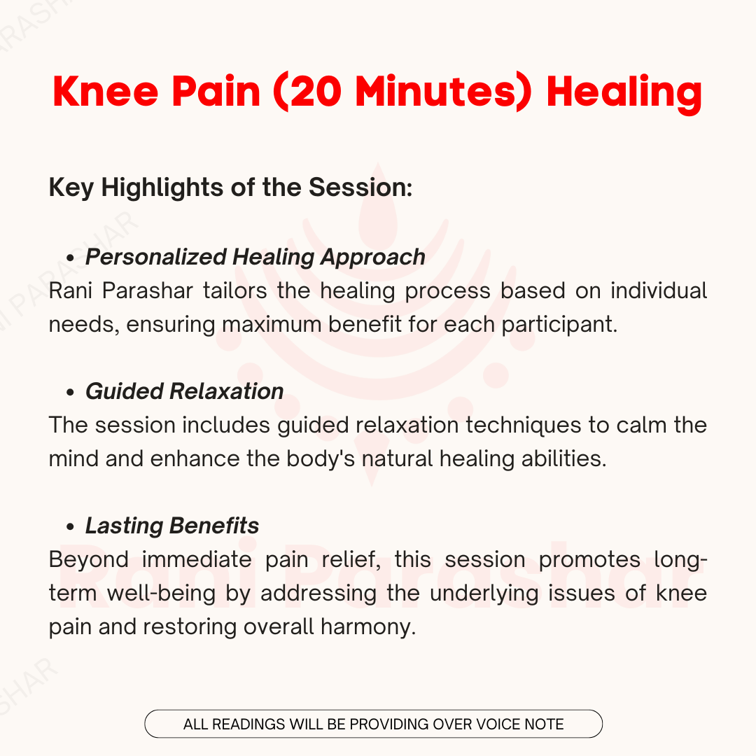 Knee Pain (20 Minutes) Healing