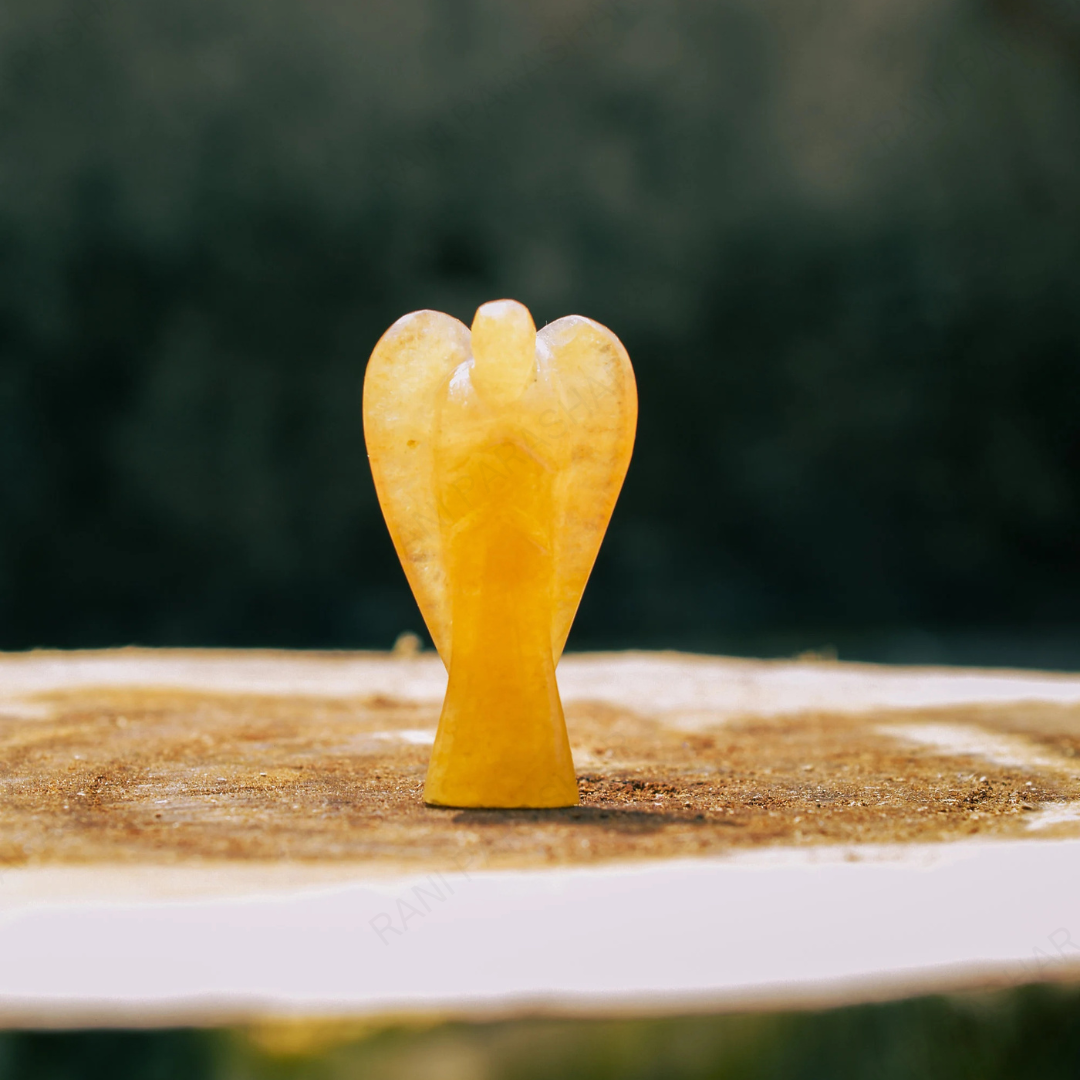 Citrine Crystal Angel 2 Inch