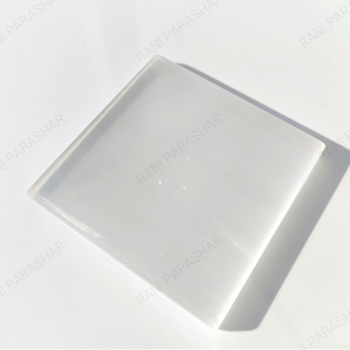 Plain Selenite Crystal Plate