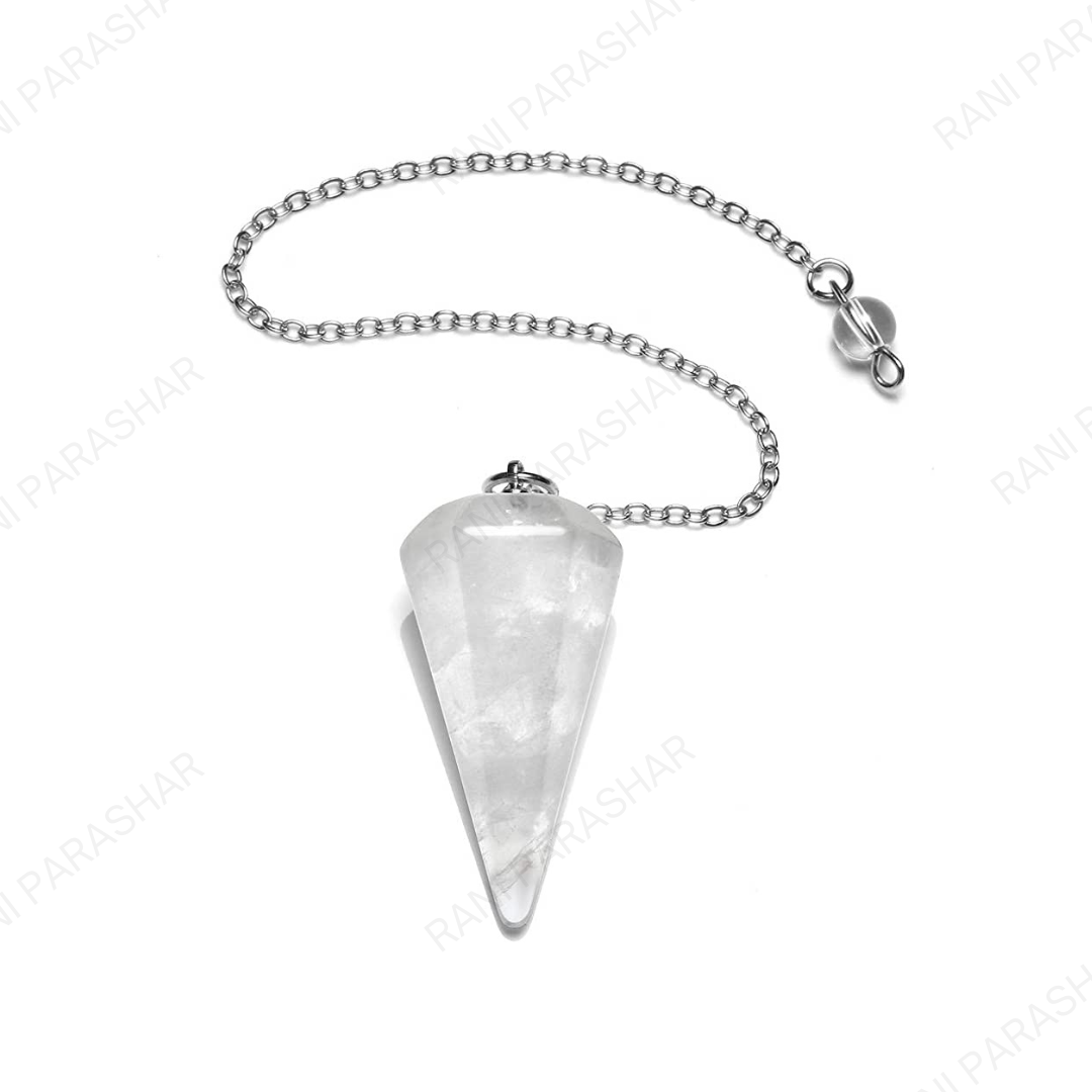 Clear Quartz Crystal Pendulum