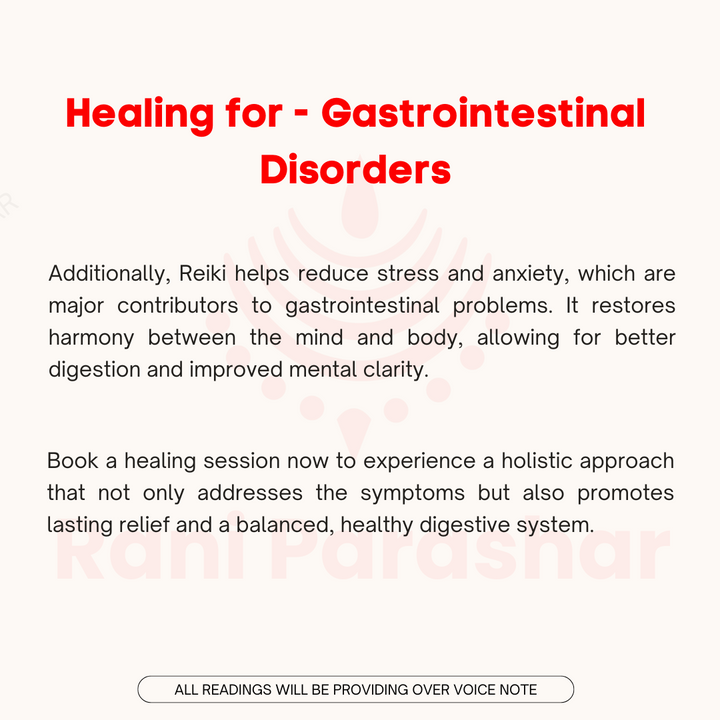 Gastrointestinal Disorders - Energy Healing (Akashic + Reiki) 1 Day
