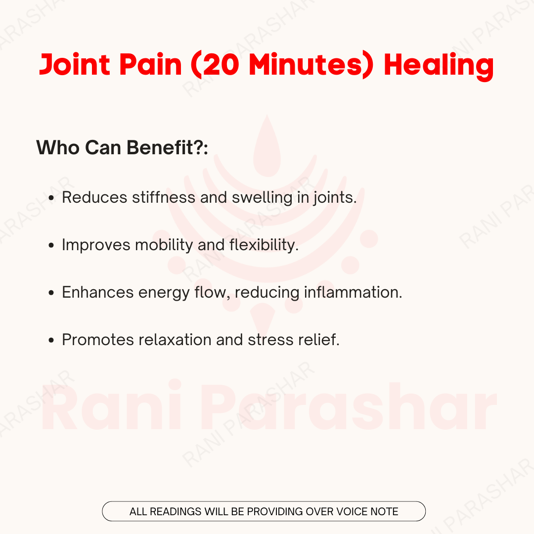 Joint Pain (20 Minutes) Healing