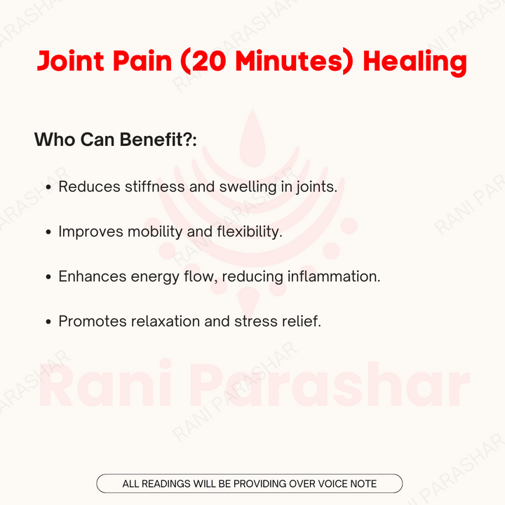 Joint Pain (20 Minutes) Healing