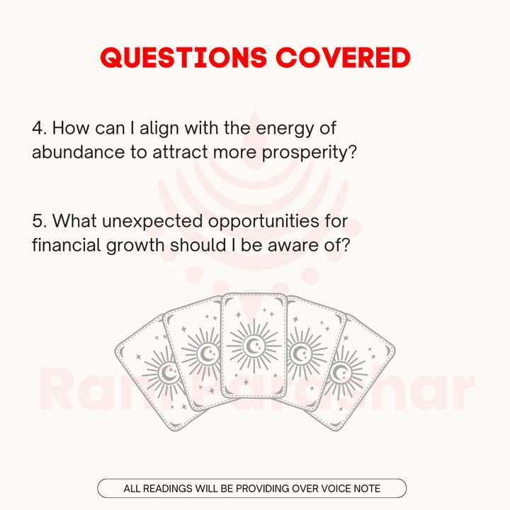Money & Abundance Akashic Tarot Reading