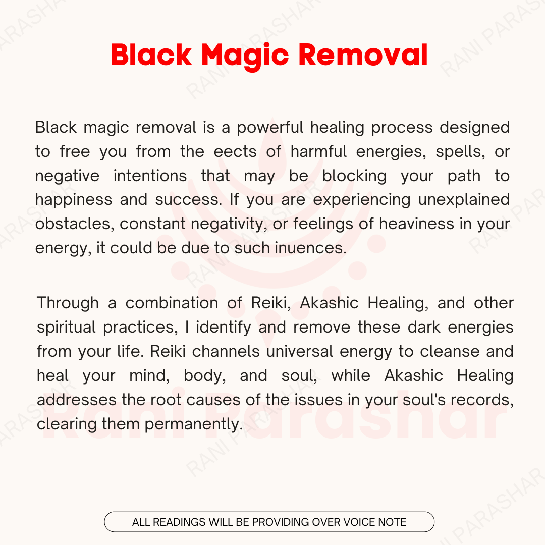 Black Magic Removal 3 Days