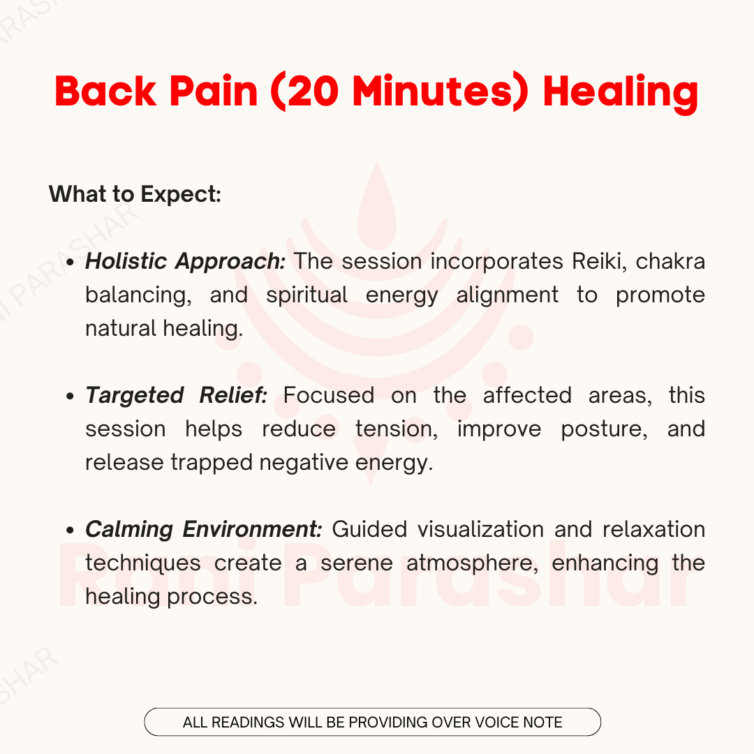 Back Pain (20 Minutes) Healing