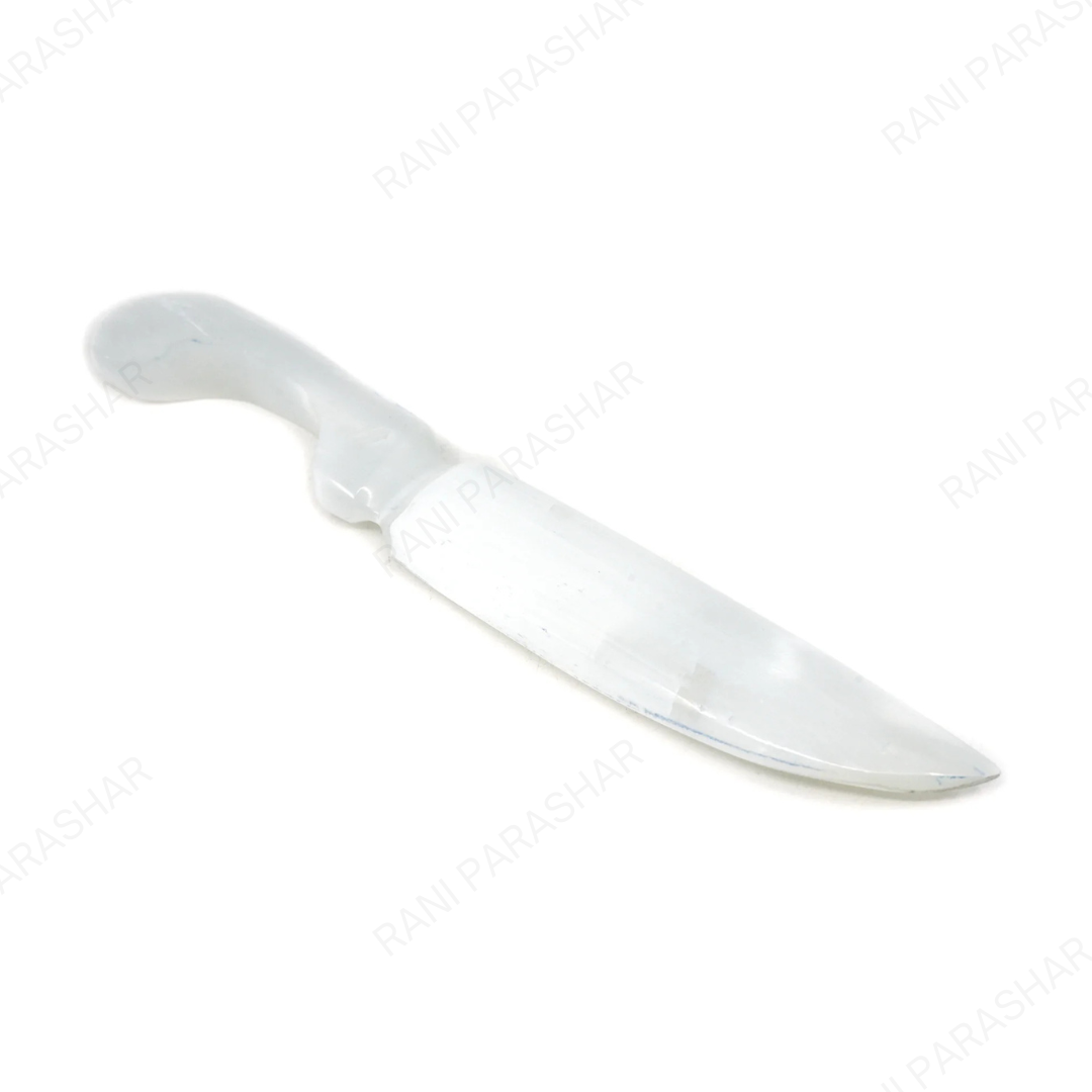 Selenite Crystal Knife