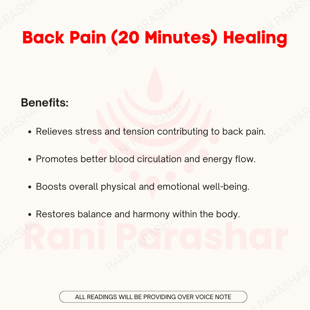 Back Pain (20 Minutes) Healing