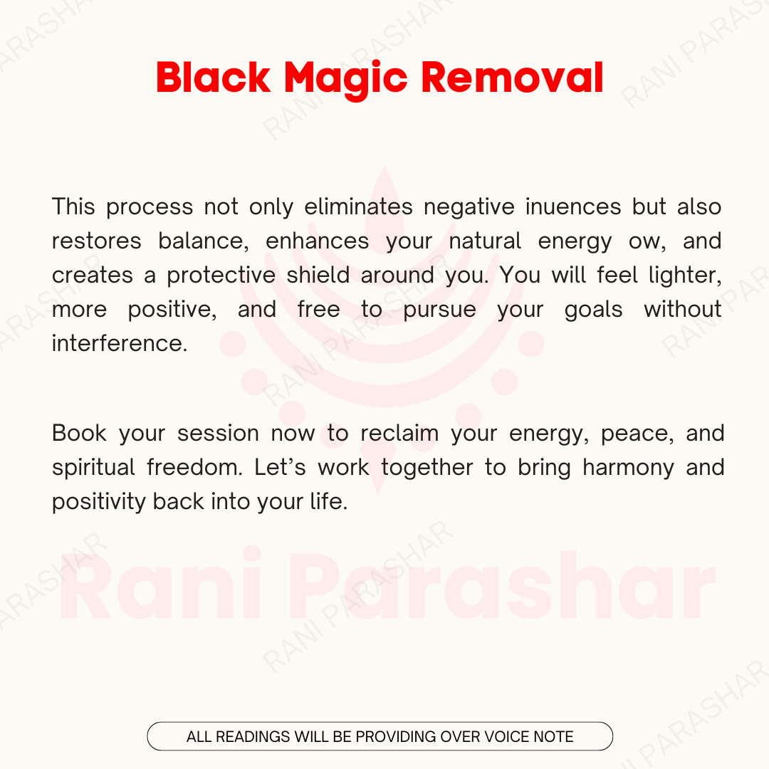 Black Magic Removal 3 Days