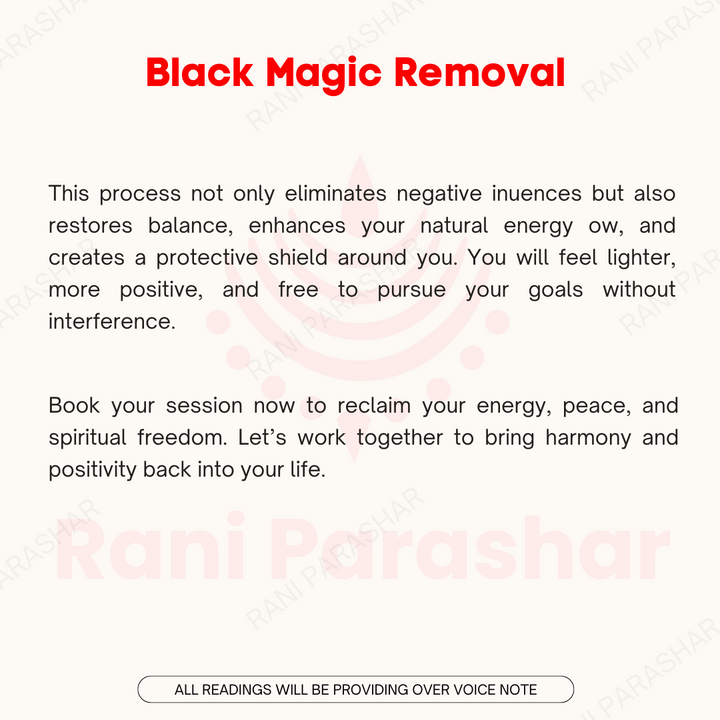 Black Magic Removal 3 Days