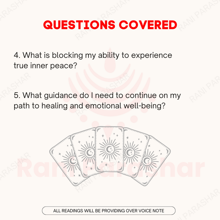 Inner Peace & Healing Akashic Tarot Reading