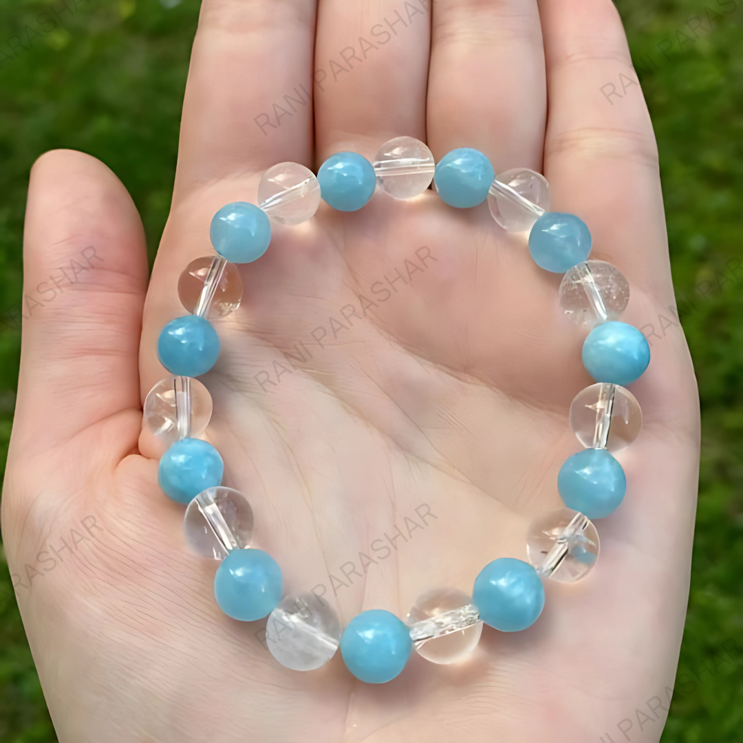Turquoise & Clear Quartz
