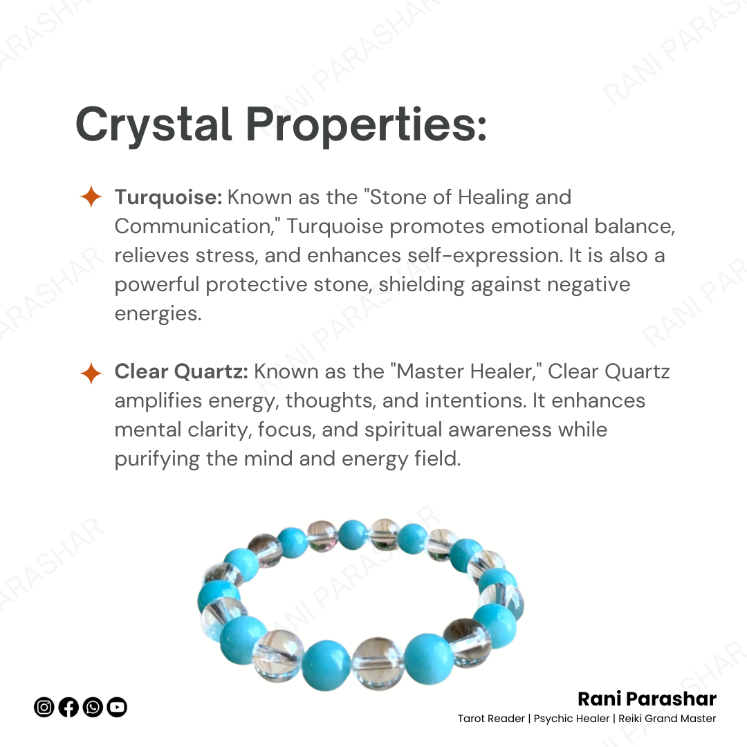 Turquoise & Clear Quartz