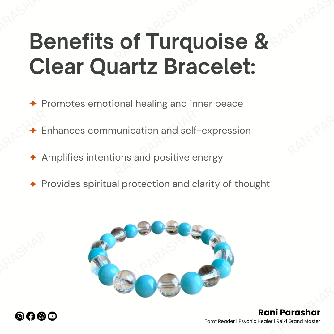 Turquoise & Clear Quartz