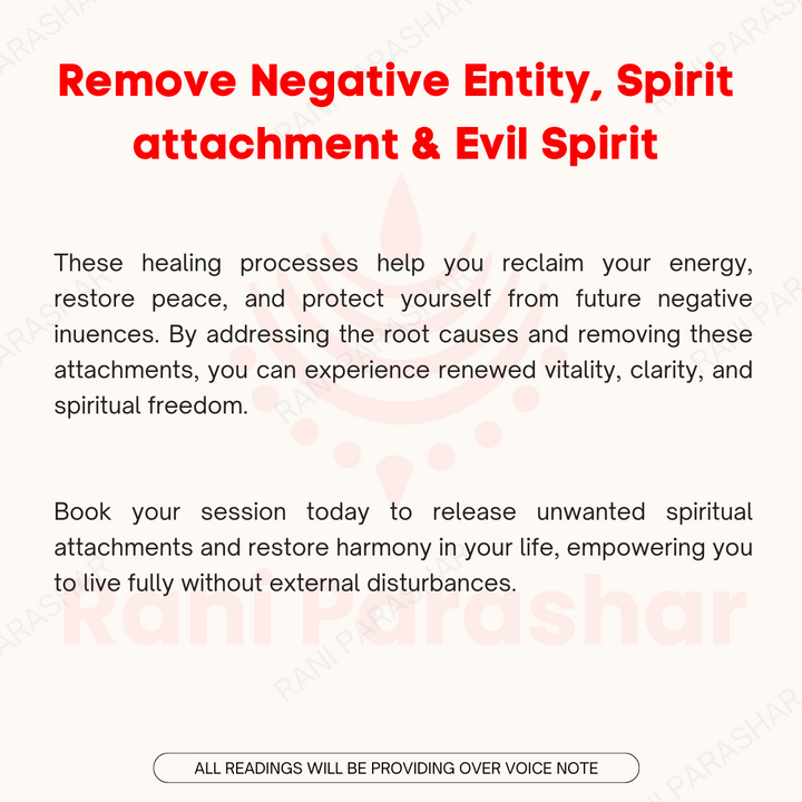Remove Negative Entity, Spirit attachment & Evil Spirit (Charges Depends On Your Problem)  *(𝗧𝗵𝗶𝘀 𝗖𝗼𝘀𝘁 𝗢𝗻𝗹𝘆 𝗙𝗼𝗿 𝟭 𝗠𝗼𝗻𝘁𝗵 𝗦𝗲𝘀𝘀𝗶𝗼𝗻)