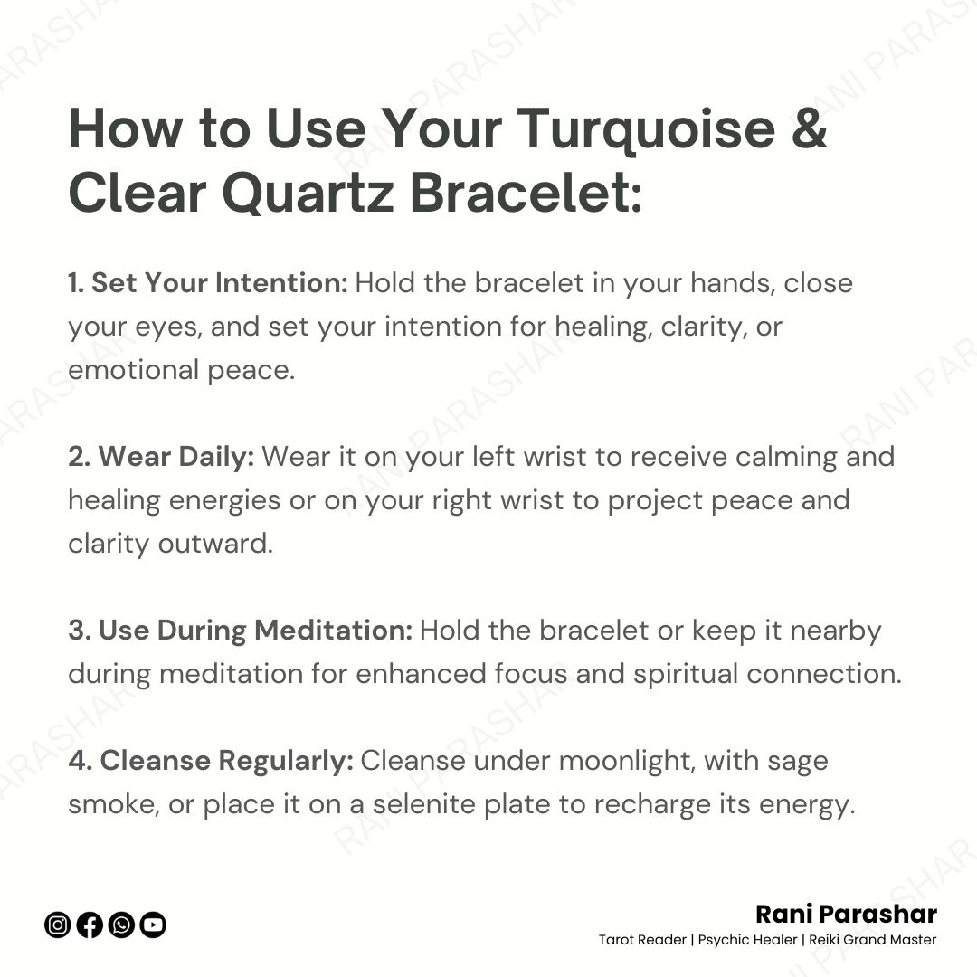 Turquoise & Clear Quartz