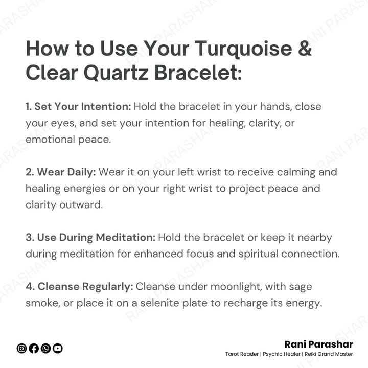 Turquoise & Clear Quartz