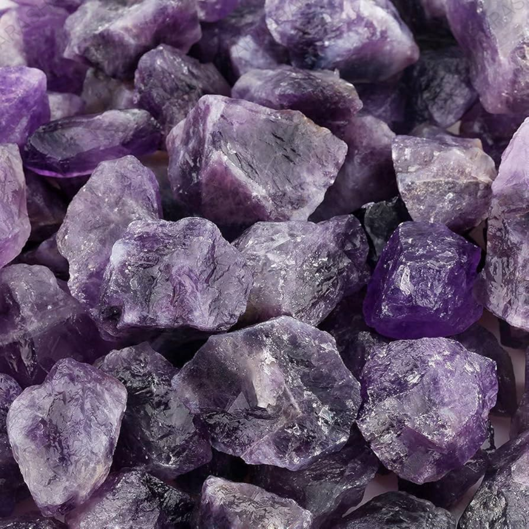 Amethyst Raw Tumble Stone 2Pcs