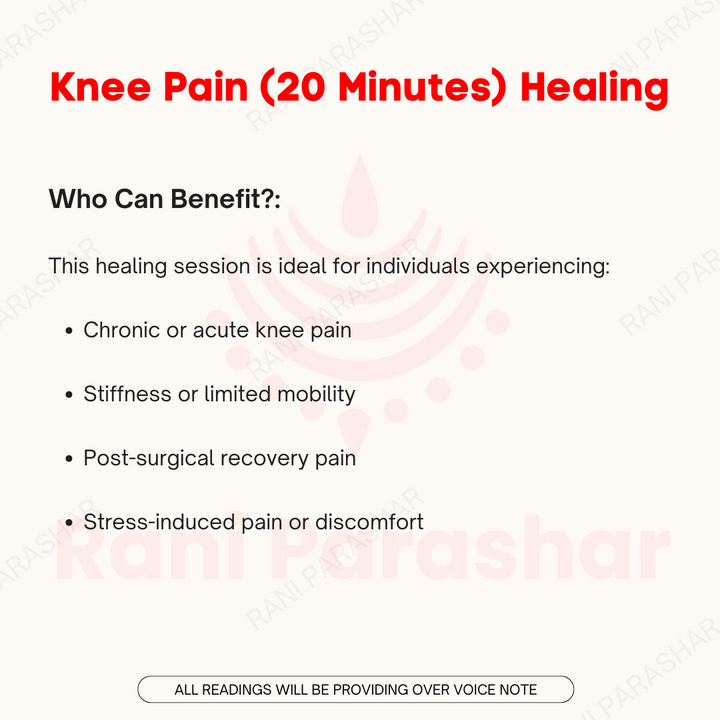 Knee Pain (20 Minutes) Healing