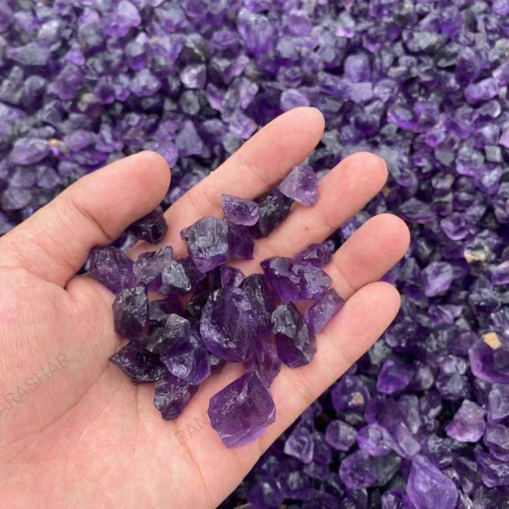 Amethyst Raw Tumble Stone 2Pcs