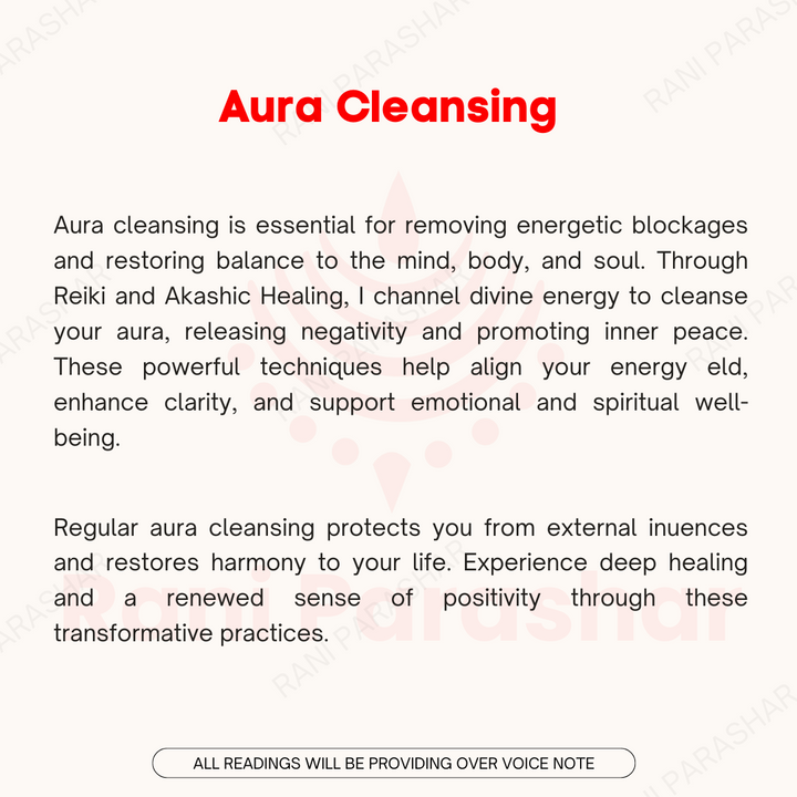 Aura Cleansing (3 Days)