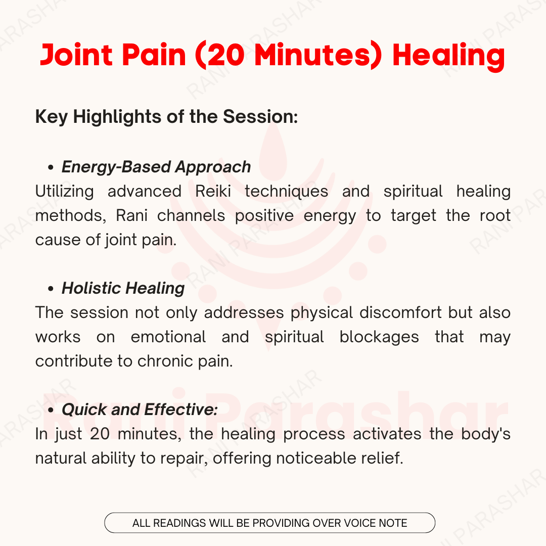 Joint Pain (20 Minutes) Healing