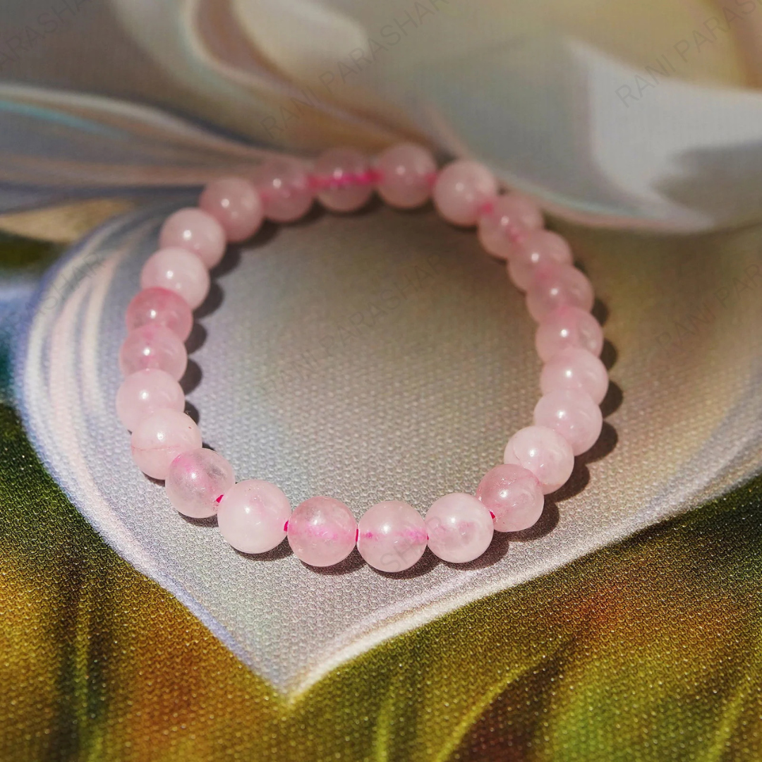 Rose Quartz Crystal Bracelet