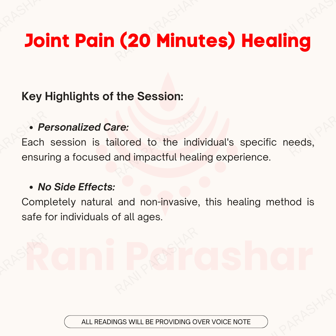Joint Pain (20 Minutes) Healing